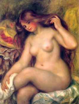 皮埃爾 奧古斯特 雷諾阿 Bather with Blonde Hair